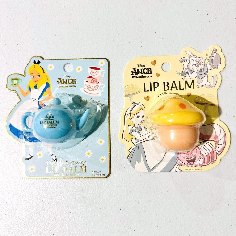 Disney Princess Beauty Bundle Alice in Wonderland Lip Balm Face Mask 8pc Set